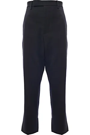 Jil Sander Mens Recycled Gabardine Relaxed Fit Tailored Trousers in - Size 36 (Waist)