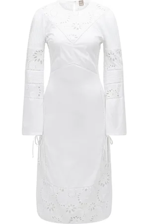 HUGO BOSS Womens Danouk Dress in Multi colour - Cotton - Size 6 UK