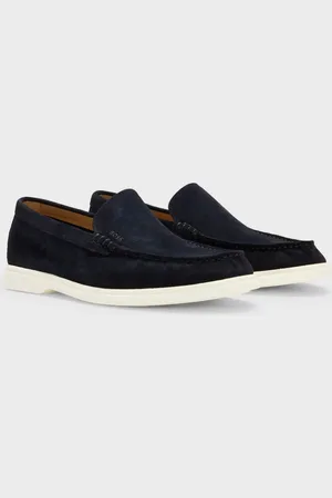 HUGO BOSS Sienna Mens Suede Loafers - - Size UK 11