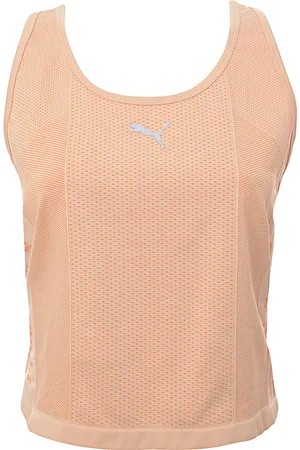 PUMA Womens Training Evoknit Cropped Seamless V in - Size Large