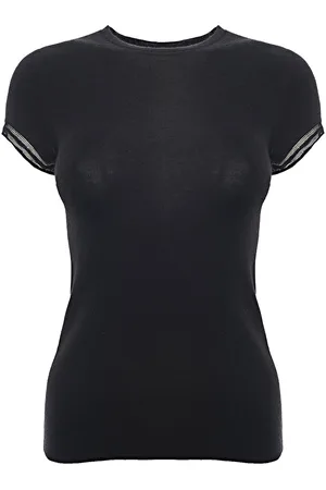 Tom Ford Womens Fine Cashmere Silk Crewneck T-Shirt in - Size Medium