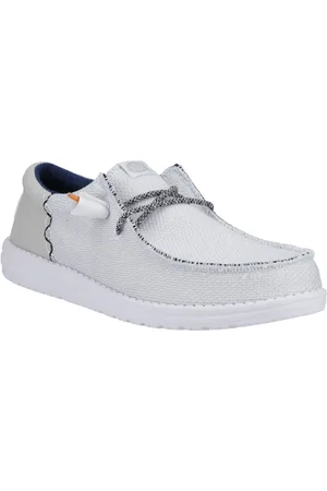 Hey dude Wally Funk Open Mesh /Spandex/Cotton Mens Boat Shoes - Size UK 12