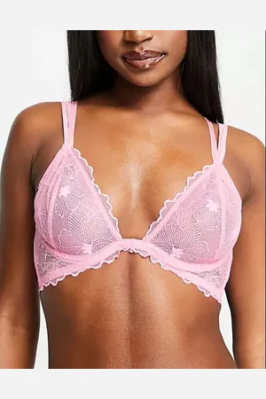 Lost Ink Womens Lace Underwire Longline Bra - - Size 32C