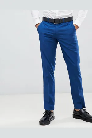 Farah Mens Henderson Slim Fit Suit Trousers - Cotton - Size 30W/32L