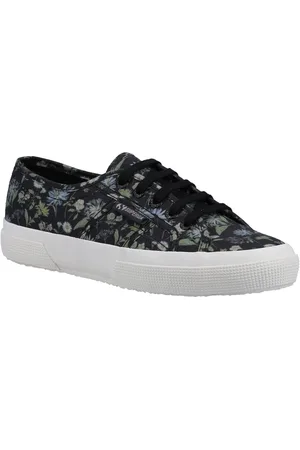 Superga 2750 Floral Print Cotton WoMens /Floral Trainers - Size UK 5