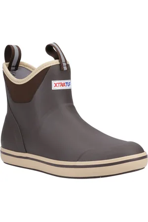 Xtratuf Unisex Ankle Deck Rubber /Tan Wellington Boots
