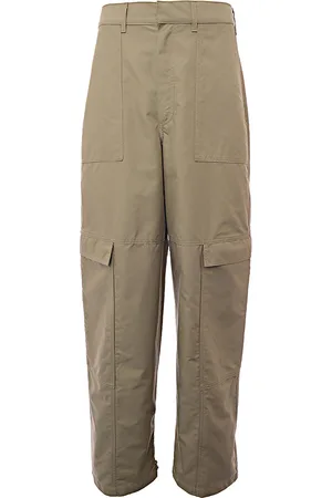 Loewe Womens Cotton Zip Hem Cargo Trousers in - Size 12 UK