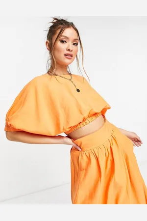 & OTHER STORIES Womens Eco Co-Ord Crop Top - - Size Large