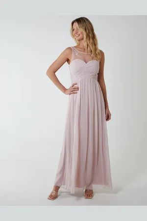 Blue Vanilla Womens Embellished Maxi Dress - - Size 10 UK