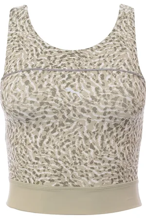 PUMA WoMens Running High Shine Crop Top - Size X-Large