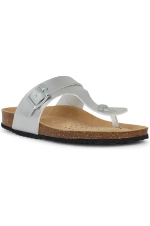 Geox D Brionia Metal Synthetic Polyurethane WoMens Sandals - Size UK 4