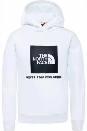 The North Face Childrens Unisex Kids Y Box PO Hoodie Cotton - Size X-Large