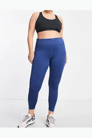 Reebok Womens Training Plus Workout Ready Powerplay Leggings In - Size 4XL