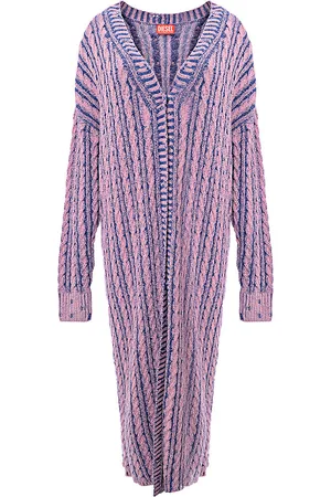 Diesel Womens Panagia Cable-Knit Oversize Cardigan in Multicoloured - - Size Small