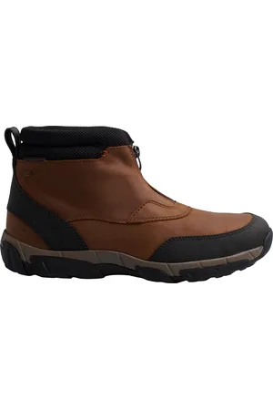 Clarks ACHORN-ZIP Mens Leather Hiking Boots - - Size UK 9.5