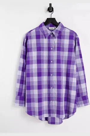 Weekday Womens Edyn Cotton Poplin Check Shirt In - Size Small