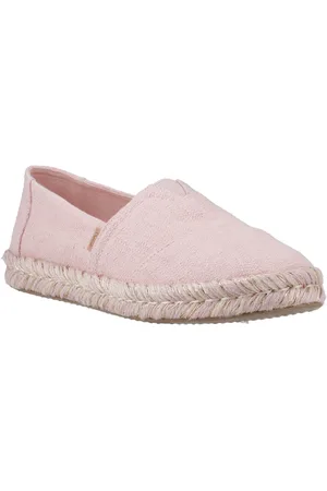 TOMS Alpargata Rope 2.0 Cotton WoMens Pale Espadrilles - Size UK 5