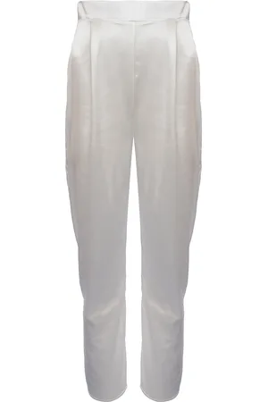 TFNC WoMens Ivory Bridal Satin Trousers - - Size 6 UK