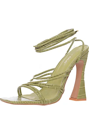 Public Desire Womens Corbyn Tie-Up Heel Sandals In - Size UK 3