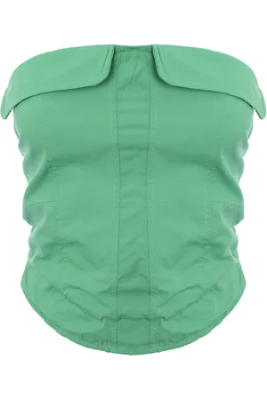 Fashionkilla Womens Utility Corset Top Co-Ord - Size 8 UK