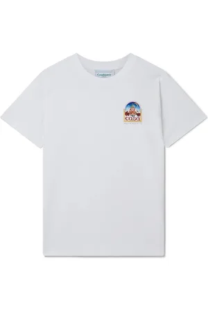 Casablanca Mens Vue De L’Arche T-Shirt in Cotton - Size X-Large