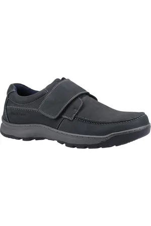 Hush Puppies Casper Leather Mens Nubuck Loafers - Size UK 14