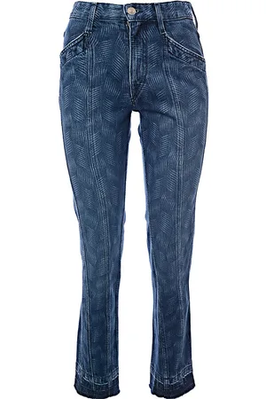 Isabel Marant Etoile Womens Sulanoa Lazer Denim Tapered Jean in - Size 6 UK