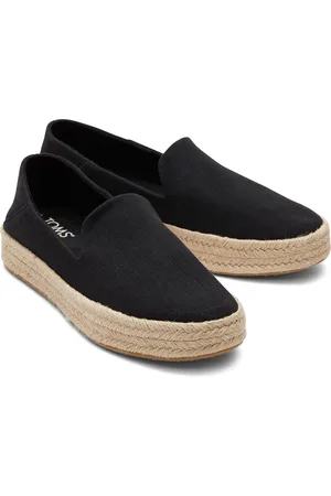 TOMS Carolina 100% Cotton WoMens Espadrilles - Size UK 8