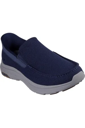Skechers Pollard Wilfred Textile Mens Loafers - Size UK 10
