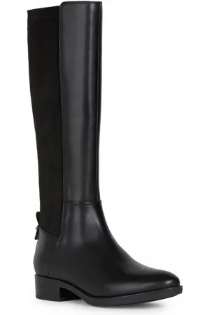 Geox D Felicity Leather WoMens Boots - Size UK 5