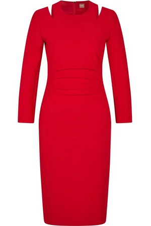 HUGO BOSS Womens Dadeka Dress in - Size 18 UK