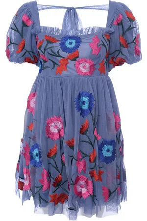 Maya Deluxe WoMens Mini Dress with Tie Back Detail - Size 14 UK