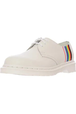 Dr. Martens Dr Womens Pride Retro Leather Flat Shoes - Size UK 5