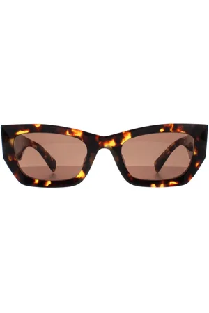 Miu Miu Rectangle Womens Honey Havana Dark MU09WS - One Size