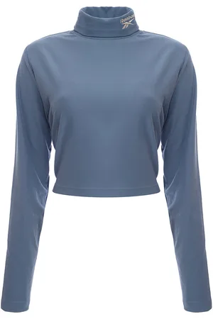 Reebok Womens Pastel High Neck Crop Top - Size X-Large