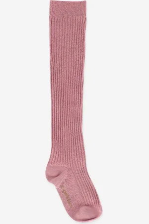 Angels Face Angels Girls Lucy Sparkle Socks in - Size 4-5 (UK Shoe)