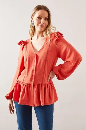 wallis Womens Woven Lace Trim Smock Top - - Size 16 UK