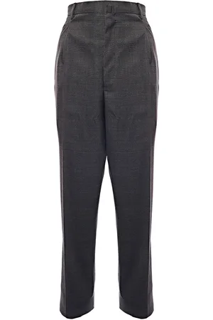 Lanvin Mens Virgin Wool One Pleat Straight Leg Suit Trousers in - Size 46 (Waist)