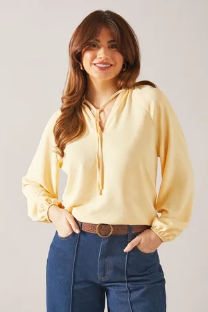 wallis Womens Petite Woven Tie Neck Blouse - - Size 12 UK