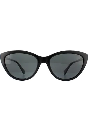 Polaroid Cat Eye Womens Grey Polarized Sunglasses - One Size