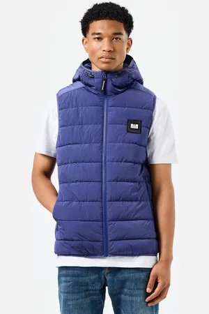Weekend Offender Mens Toronto Padded Gilet in Nylon - Size Medium
