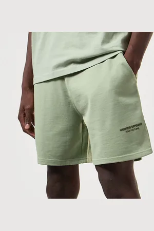 Weekend Offender Mens Mytros Loose Fit Shorts in Cotton - Size Large