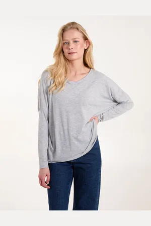 Blue Vanilla Womens Batwing High Low Top - Viscose - Size Medium/Large