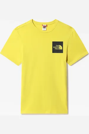 The North Face Mens Short Sleeve Fine T-Shirt, Acid Cotton - Size 2XL