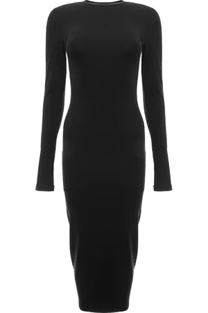 Raey Womens Recycled Yarn Long Sleeve Bodycon Midi Dress in - Size 6 UK