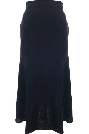 Raey Womens Exposed Pocket Midi Skirt in - Size 8 UK