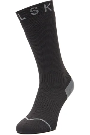 Sealskinz Mens Waterproof All Weather Mid Length Socks - - Size Large