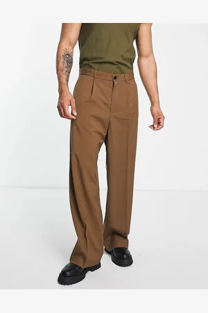 Weekday Mens Uno Oversized Suit Trousers In - Size 50 (Waist)