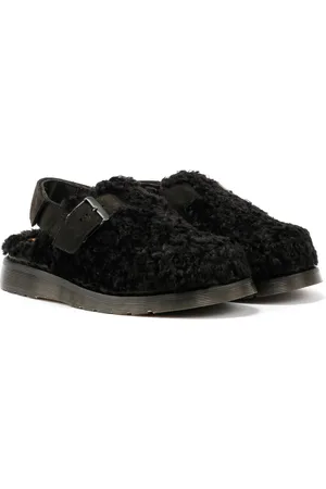 Dr. Martens Unisex Jorge II Borg Suede Sandals - Size UK 5