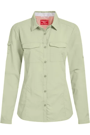 Craghoppers Womens/Ladies Adventure III Nosilife Long-Sleeved Shirt (Bud ) - Size 18 UK